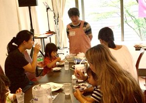 英語でおやつ作り